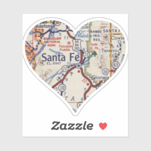 Adesivo Mapa de Papais noeis de Amor