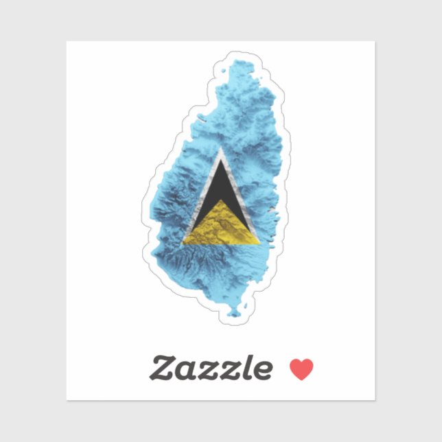 Adesivo Mapa de Sinalizador de Lúcia da rua (Folha)