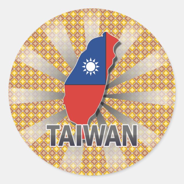 Adesivo Mapa de Sinalizador de Taiwan 2.0 (Frente)