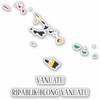 Mapa de Sinalizador Vanuatu