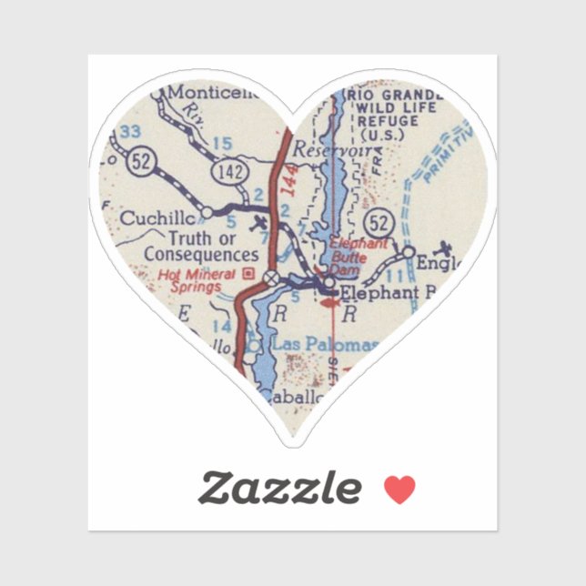 Adesivo Mapa de Verdade ou Consequências (Folha)