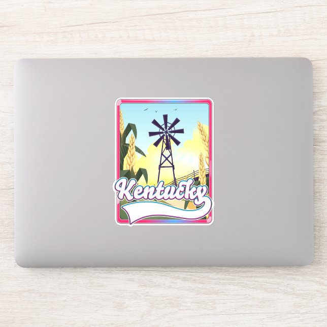 Adesivo Mapa de Viagem da Ilha Bathurst Canada (Computador)