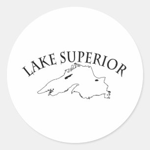 Adesivo Mapa do Lago Superior