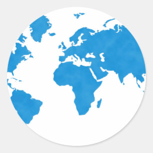 Adesivo Mapa do mundo