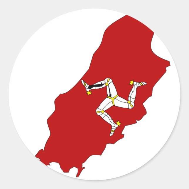 Adesivo Mapa do pavilhão de Isleofman (Frente)