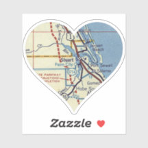 Mapa do Stuart FL Vintage