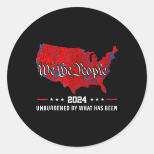 Adesivo Mapa Eleitoral De Vencedores De Trump Em 2024 Desc