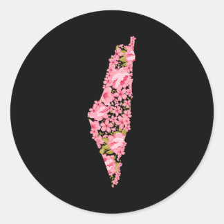 Adesivo Mapa Flor Palestino