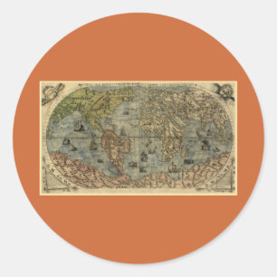 Adesivo Mapa Mundial de Ferando Berteli (Fernando Bertelli