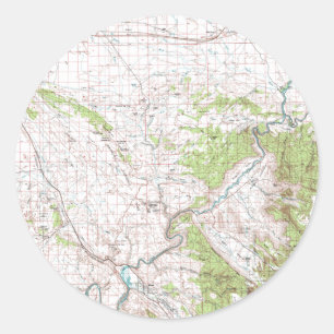 Adesivo Mapa topográfico