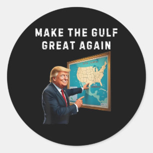 Adesivo Mapa Trump Bem-vindo ao Golfo da América