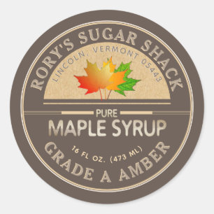Adesivo Mapeamento Colorido Deixa Maple Syrup Kraft e Brow