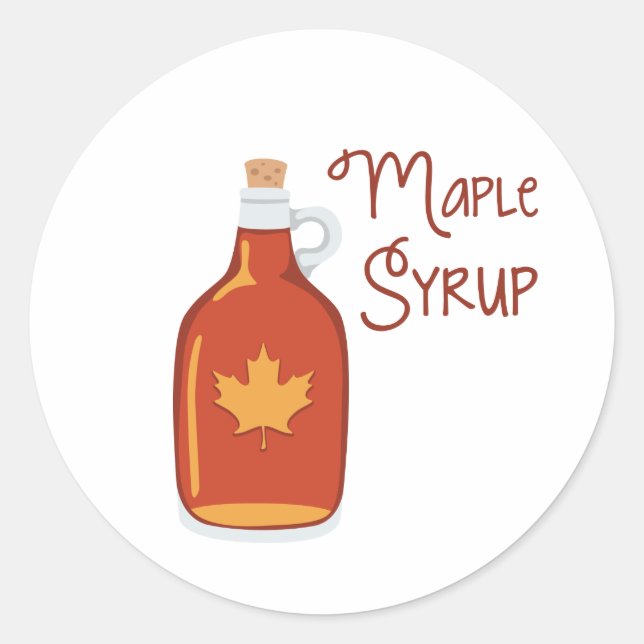 Adesivo Maple Syrup (Frente)