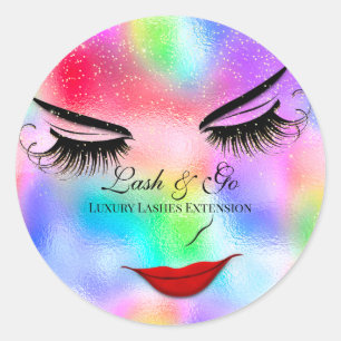 Adesivo Maquiagem Artista Lábios de Extensão de Lash Vio