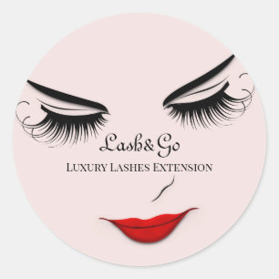 Adesivo Maquiagem Artista Lashes Produto Beijo de Lábios