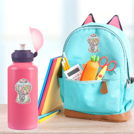 Adesivo Máquina de Gumball, Aquarela, Engraçada, Colorida