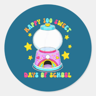 Adesivo Máquina de gumball vazia engraçada de 100 dias de