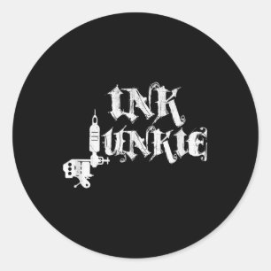 Adesivo Máquina de Tatuagem de Junkie de Tinta Digital