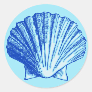 Adesivo Mar azul Shell de Bimini