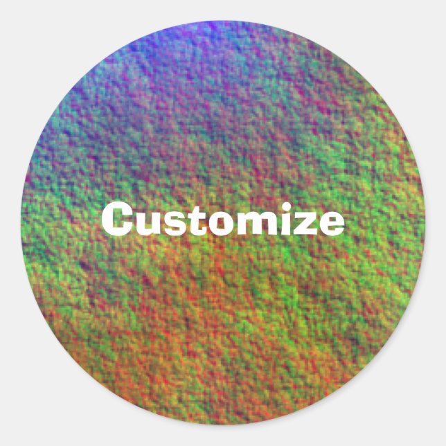 Adesivo Mar Colorido II - Modelo (Frente)