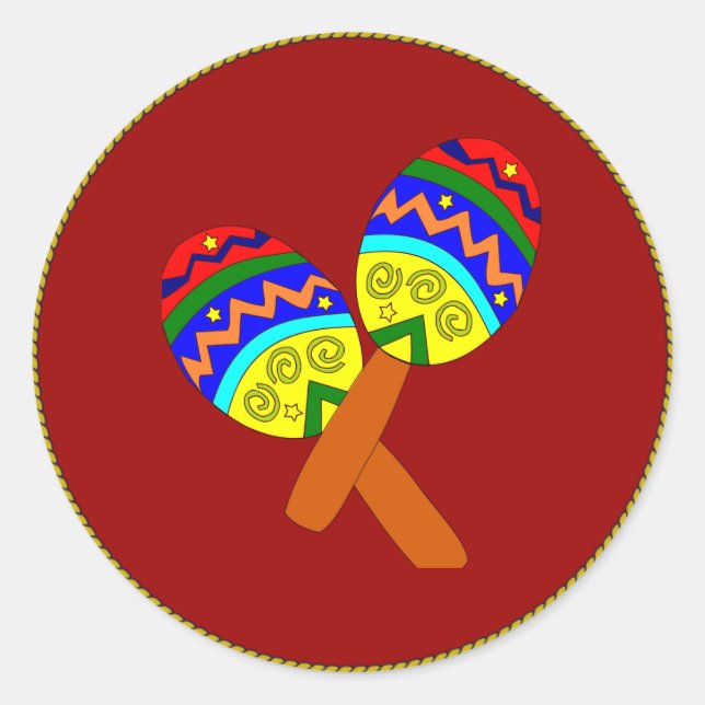 Adesivo Maracas Classic (Frente)