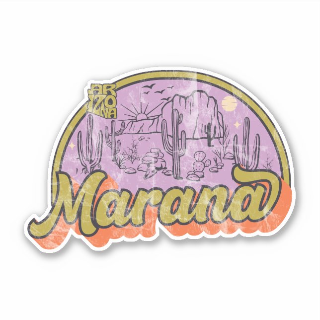 Adesivo Marana, Arizona  (Frente)