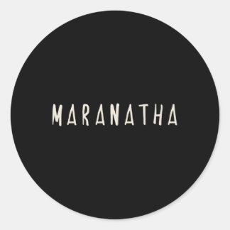 Adesivo Maranatha Christian