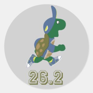 Adesivo Marathon Turtle Runner em Azul