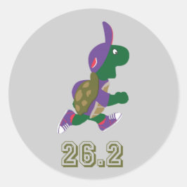 Adesivo Marathon Turtle Runner em Roxo