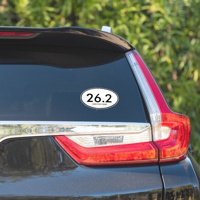Adesivo Maratona de 42,2 km (Lado do carro)