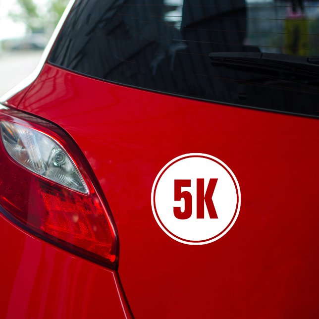 Adesivo maratona de 5k (
5K 10K 13.1 26.2 Car Decal Half Marathon Finisher Marathon Runner Check List Vinyl Window Decal Bum)