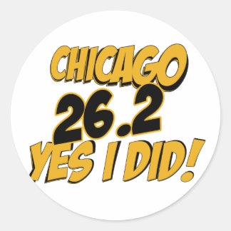 Adesivo Maratona de Chicago