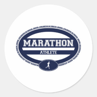 Adesivo Maratona Oval para Atletas e Espectadores