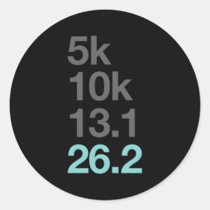 Adesivo Maratonistas 5K 10K 131 262 Maratonista