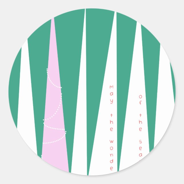 Adesivo Maravilha da Árvore de Natal da temporada (Frente)