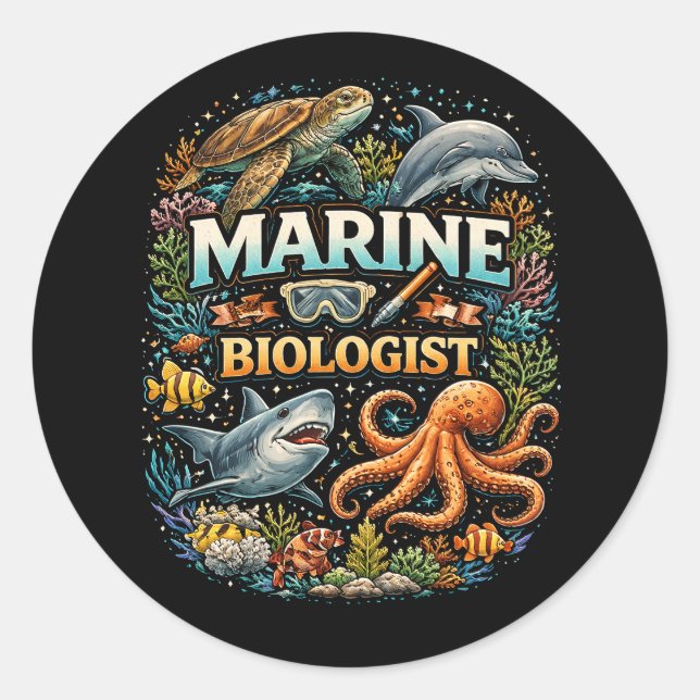 Adesivo Maravilhas do Reino Oceânico (Frente)