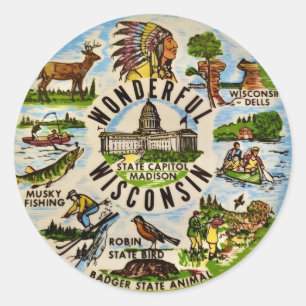 Adesivo Maravilhoso Wisconsin