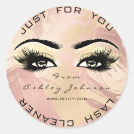 Adesivo Marble Rosa Beautiter Lashes Makeup Cleaner