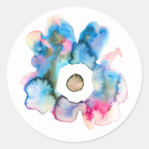 Adesivo Marca aquática com desenho de abstrato