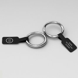 Adesivo Marca Black Barbell Jewelry Foldover Price