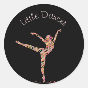 Adesivo Marca de Balé de negócios de dança de design