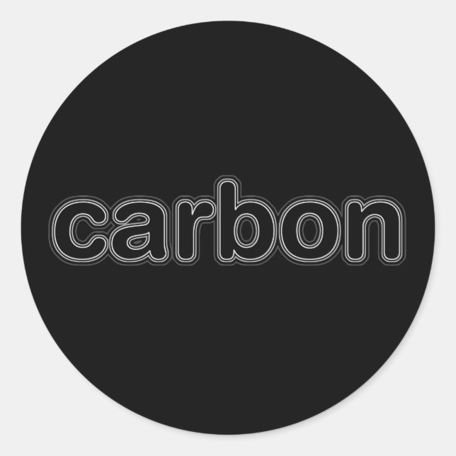 Adesivo Marca de carbono (Frente)