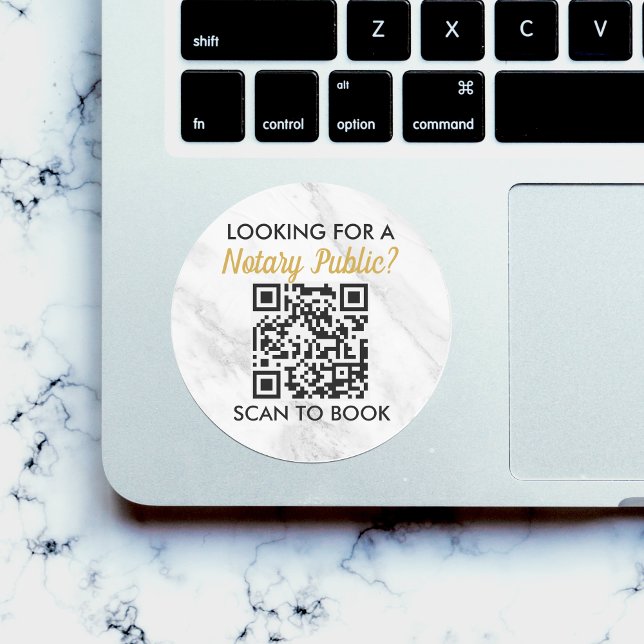 Adesivo Marca de mármore profissional adicione um código Q (Criador carregado)