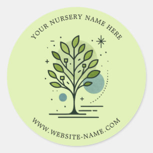 Adesivo Marca Personalizada da Greenleaf Nursery