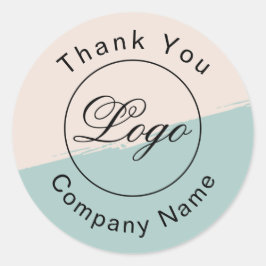 Adesivo Marca Personalizada Obrigado Simples