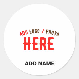 ADESIVO MARCA VERIFICADA BRANCA PERSONALIZÁVEL MODERNA
