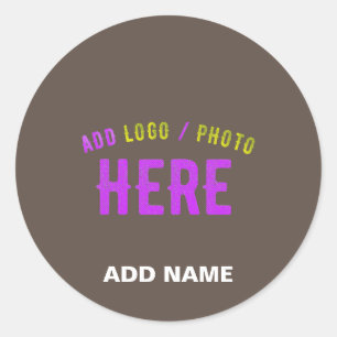 ADESIVO MARCA VERIFICADA DO CAFÉ PERSONALIZÁVEL MODERNO