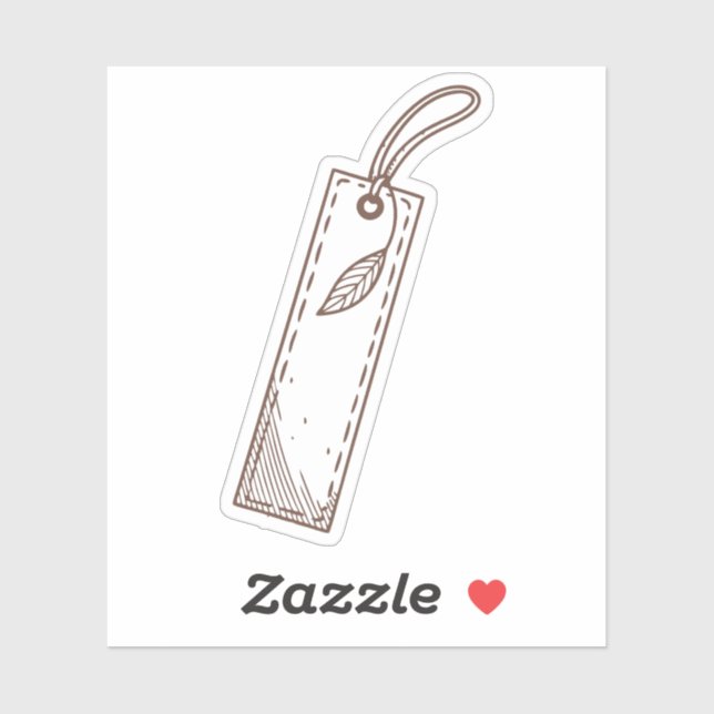 Adesivo marcador de papel do artesanato texturizado (Folha)