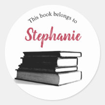 Marcador Personalizado Este livro pertence a