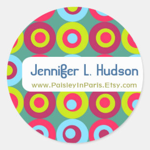 Adesivo Marcas do Marketing dos Círculos Festivos